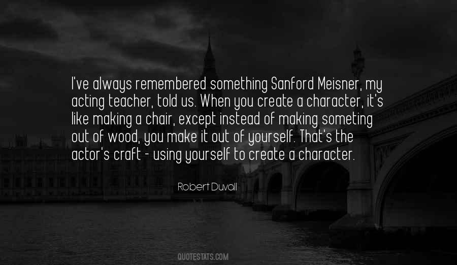 Quotes About Acting Out Of Character #1167596