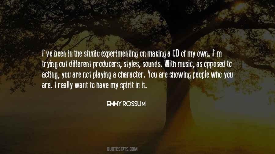 Quotes About Acting Out Of Character #231802