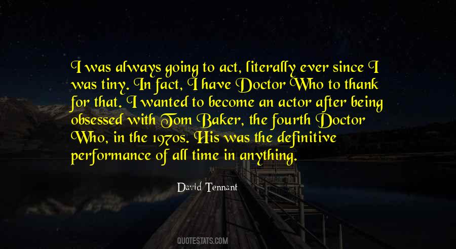 Quotes About David Tennant #1736367