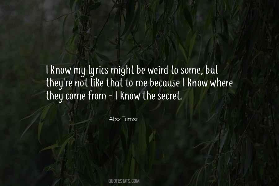 Quotes About Alex Turner #646356