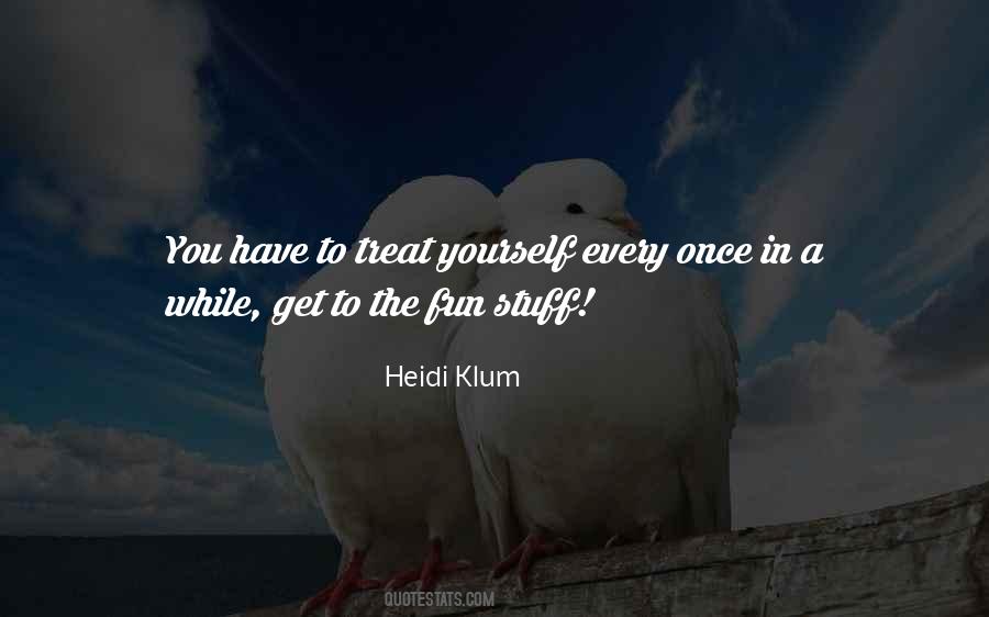 Quotes About Heidi Klum #350595