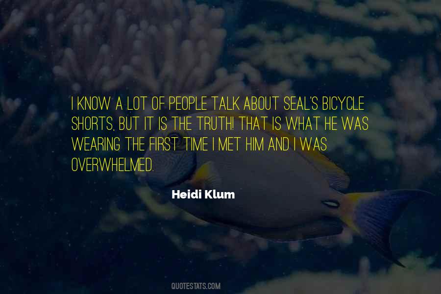 Quotes About Heidi Klum #732932