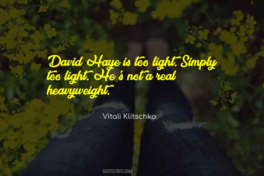 Quotes About Vitali Klitschko #1424154