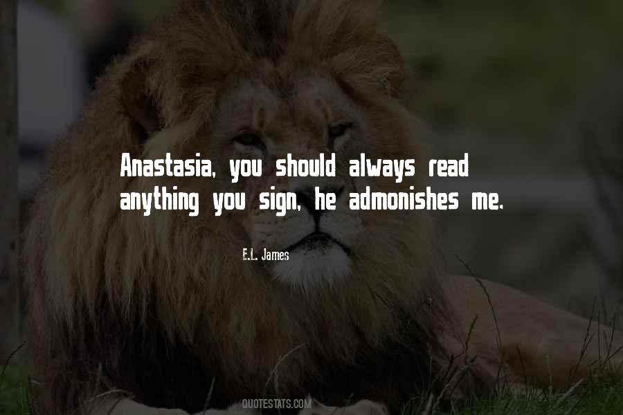 Quotes About Anastasia #1653647
