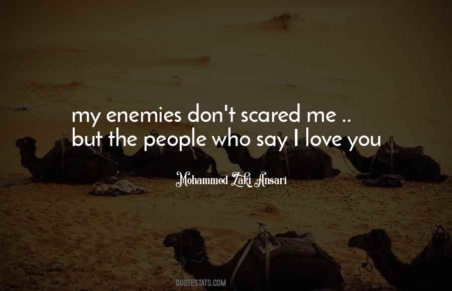 Scared Love Quotes #375676