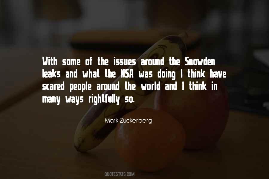Scared Of The World Quotes #1284536