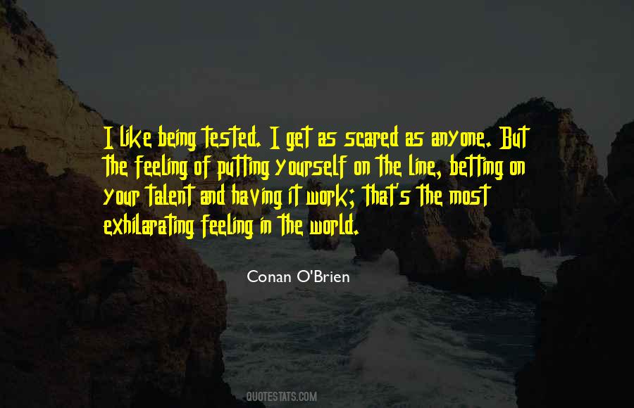 Scared Of The World Quotes #1868253
