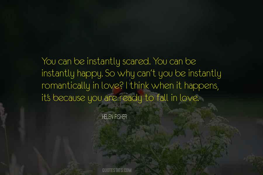 Scared To Get Happy Quotes #35016