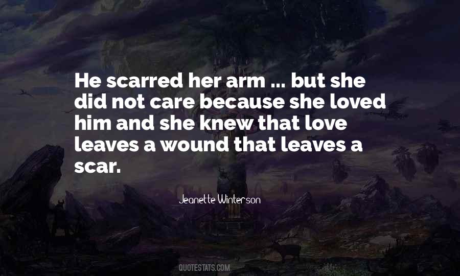 Scarred Quotes #956376