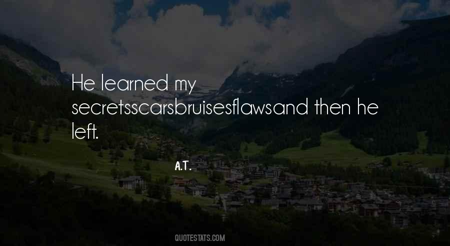 Scars And Bruises Quotes #457939