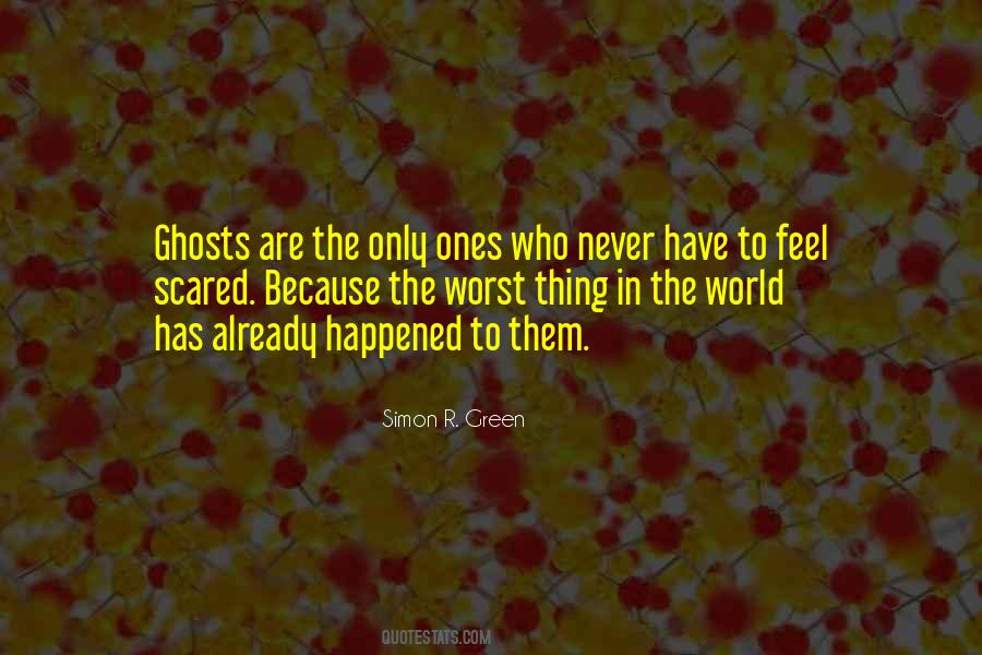 Scary Ghost Quotes #1523480