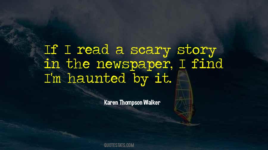 Scary Haunted Quotes #1377428