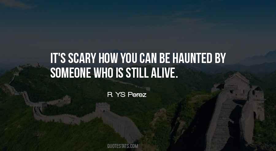 Scary Haunted Quotes #69949