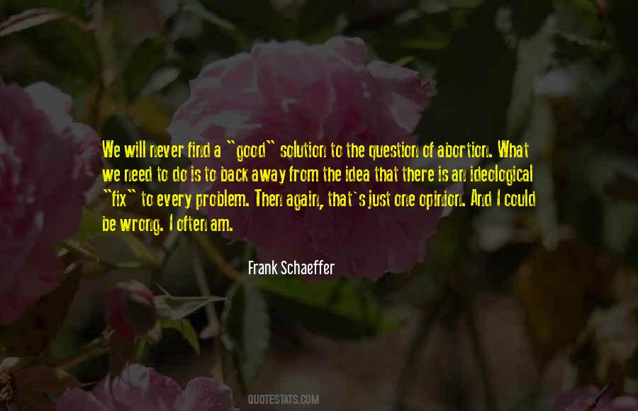 Schaeffer Quotes #312324