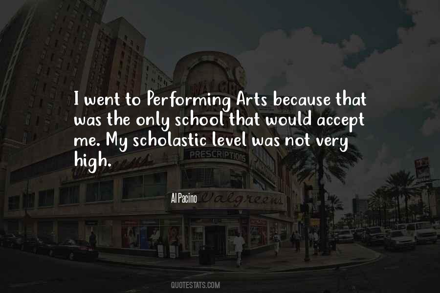 School Arts Quotes #1067411