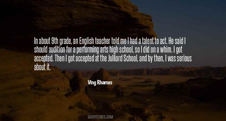 School Arts Quotes #611443