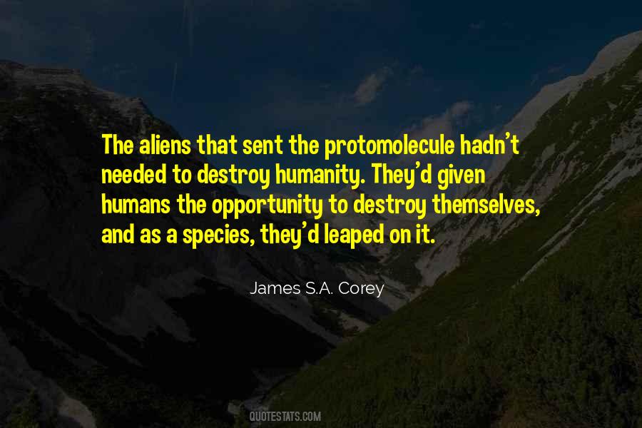 Quotes About Aliens And Humans #613482