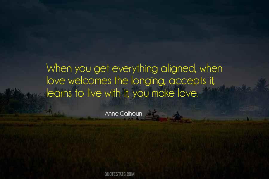 Quotes About Aligned #601783