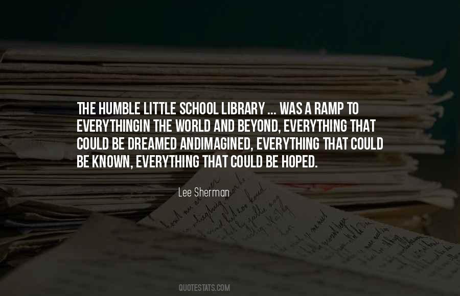 School Library Quotes #193019