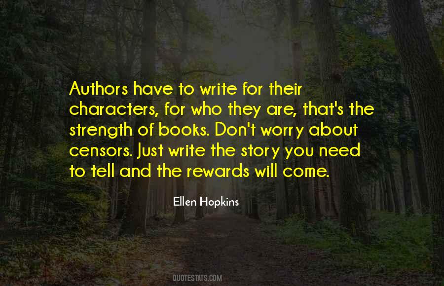 Quotes About Ellen Hopkins #128578