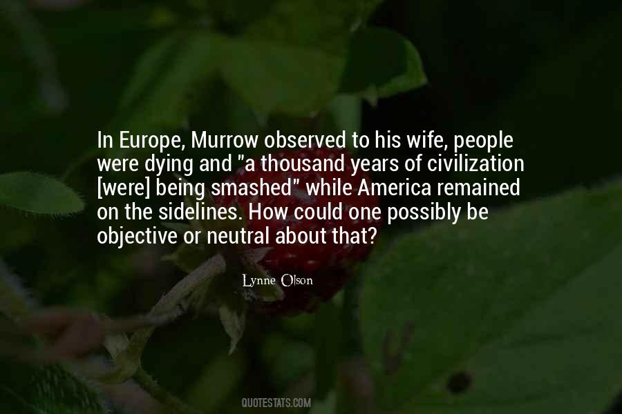 Quotes About Edward R Murrow #1353503