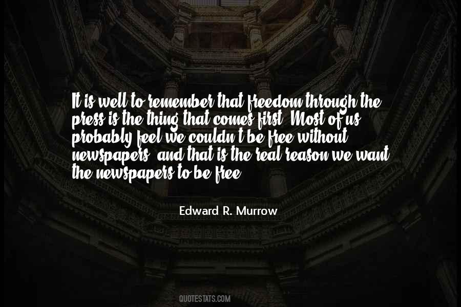 Quotes About Edward R Murrow #733339