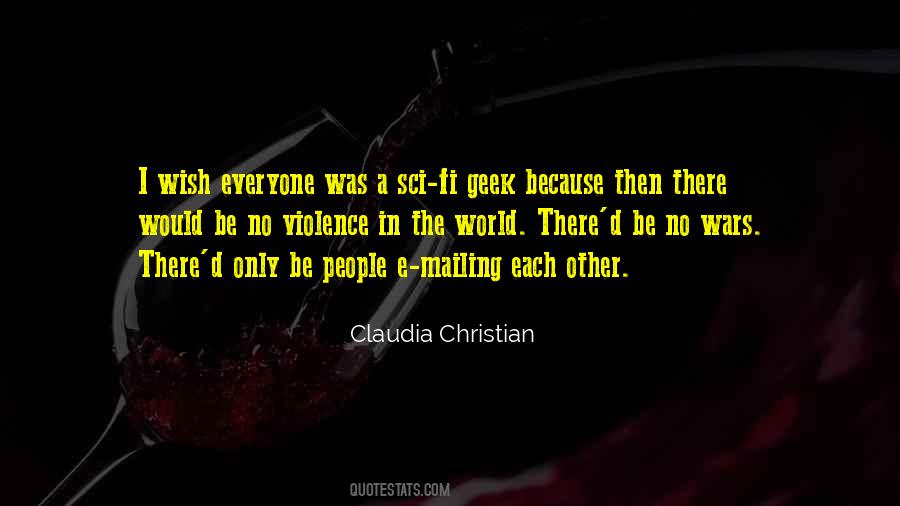 Sci Fi Geek Quotes #537052