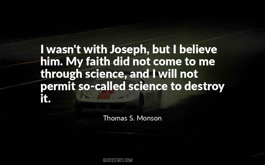 Science And Faith Quotes #588492