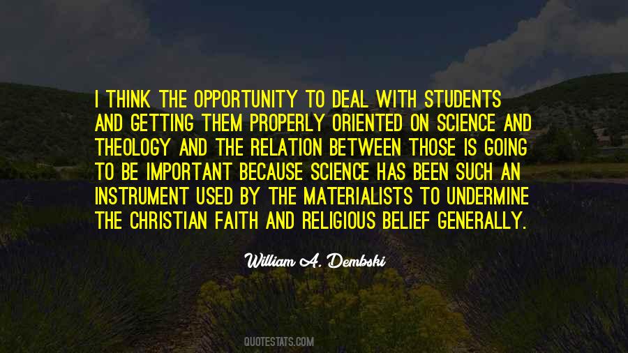 Science And Faith Quotes #676599