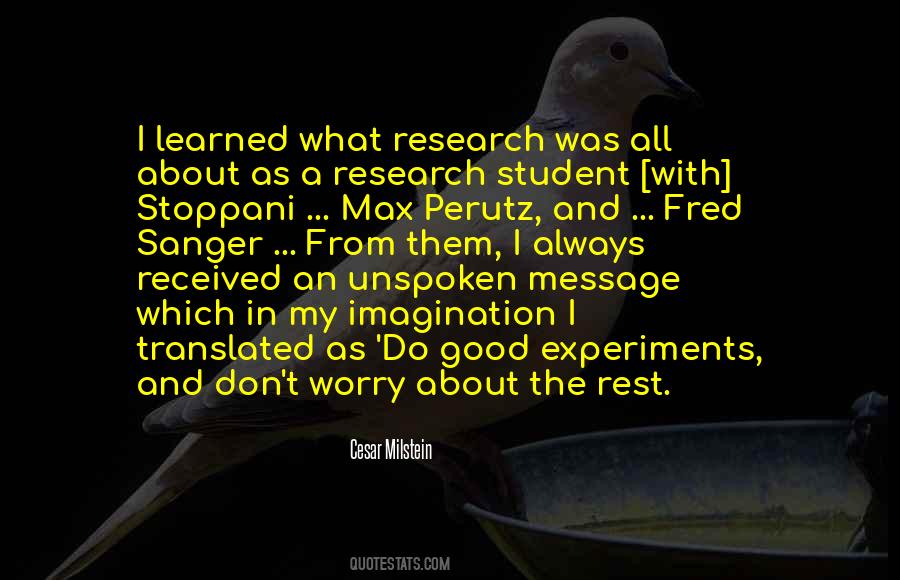 Science And Research Quotes #834841