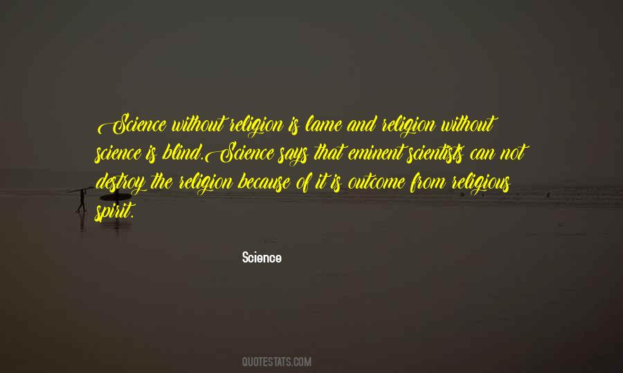 Science And Spirit Quotes #641167