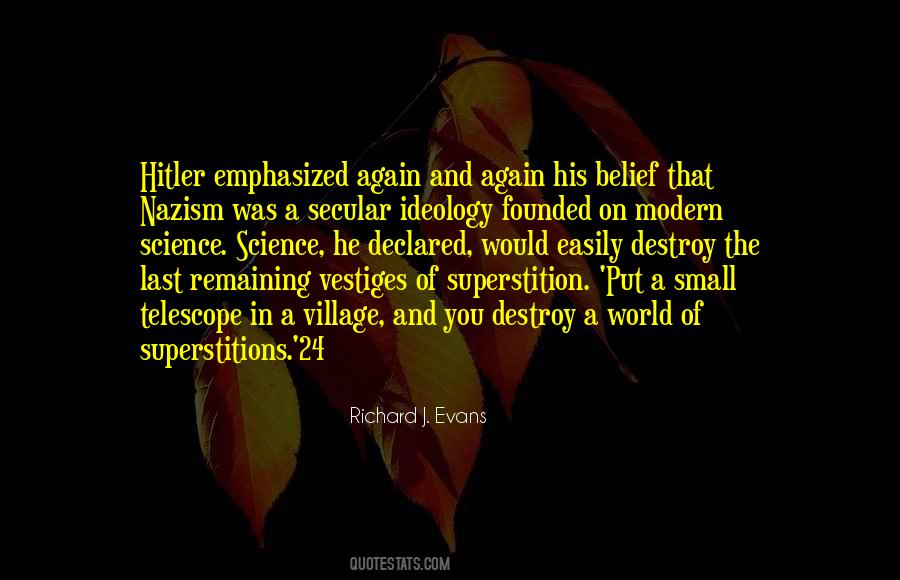 Science And Superstition Quotes #1168642