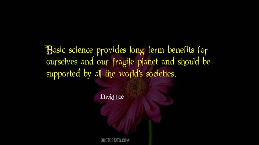 Science Benefits Quotes #1594300