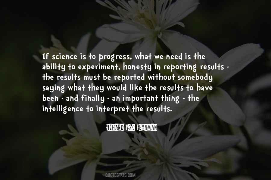Science Experiment Quotes #1767382
