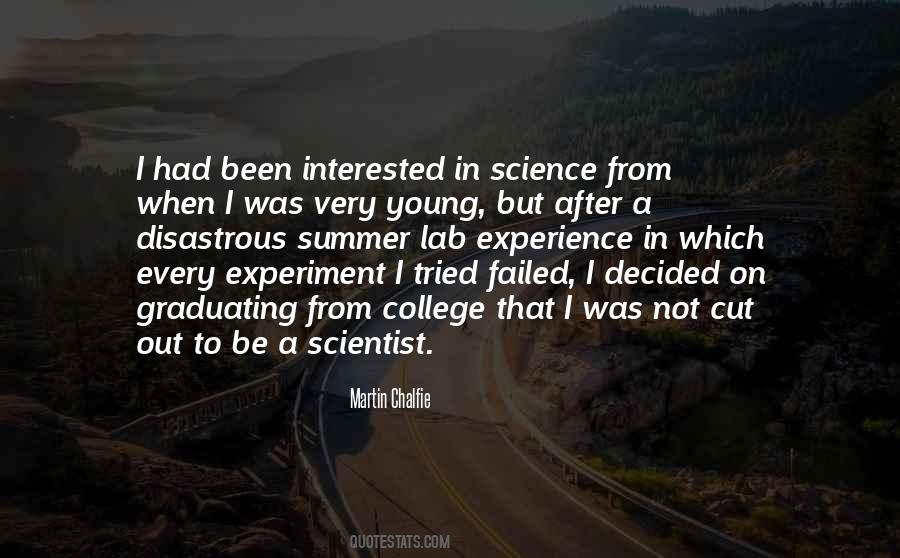 Science Experiment Quotes #88172