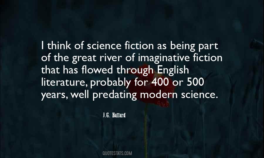 Science Fiction Literature Quotes #1055882