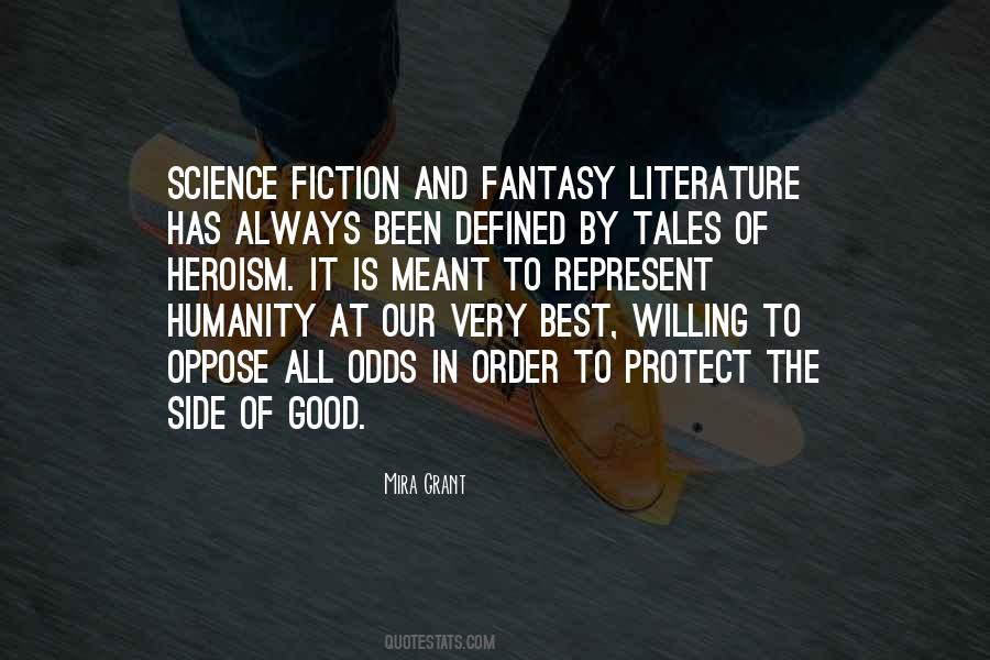 Science Fiction Literature Quotes #1104484