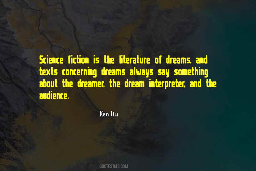Science Fiction Literature Quotes #1314557