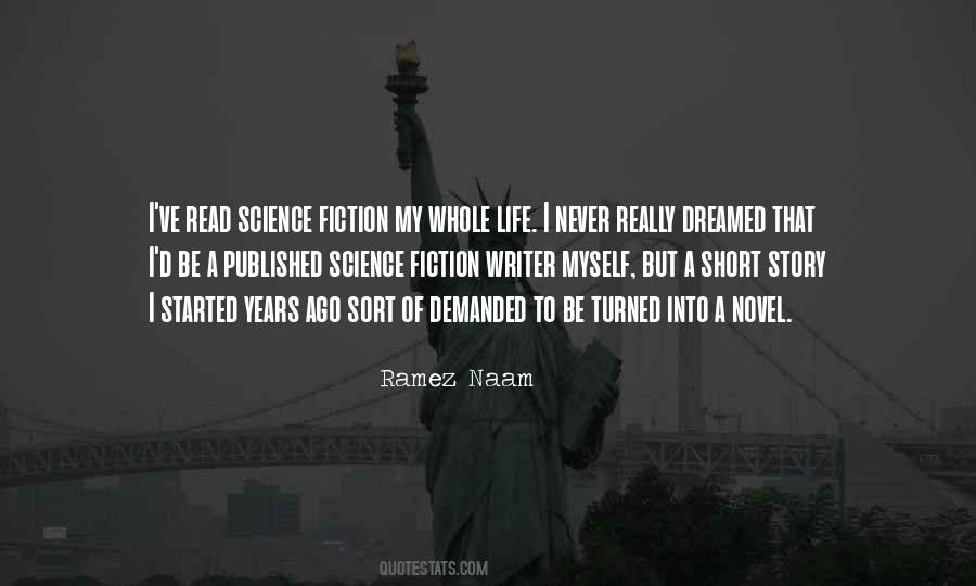 Science Fiction Novel Quotes #267899