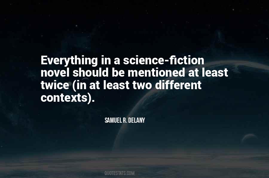 Science Fiction Novel Quotes #408487