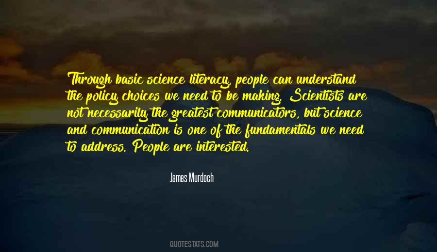 Science Literacy Quotes #1831234