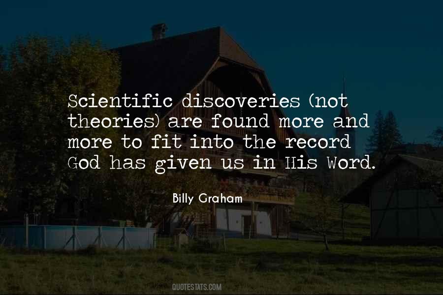 Scientific Discoveries Quotes #712309