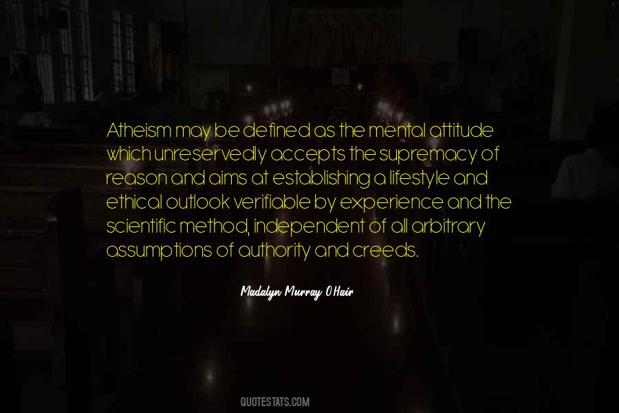 Scientific Outlook Quotes #87440