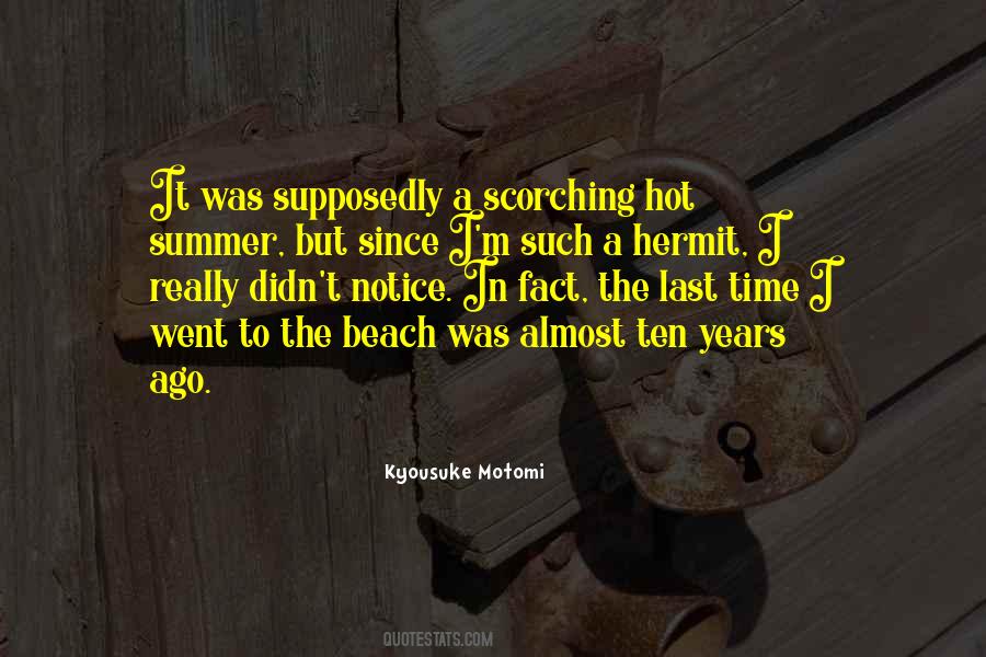 Scorching Summer Quotes #139153