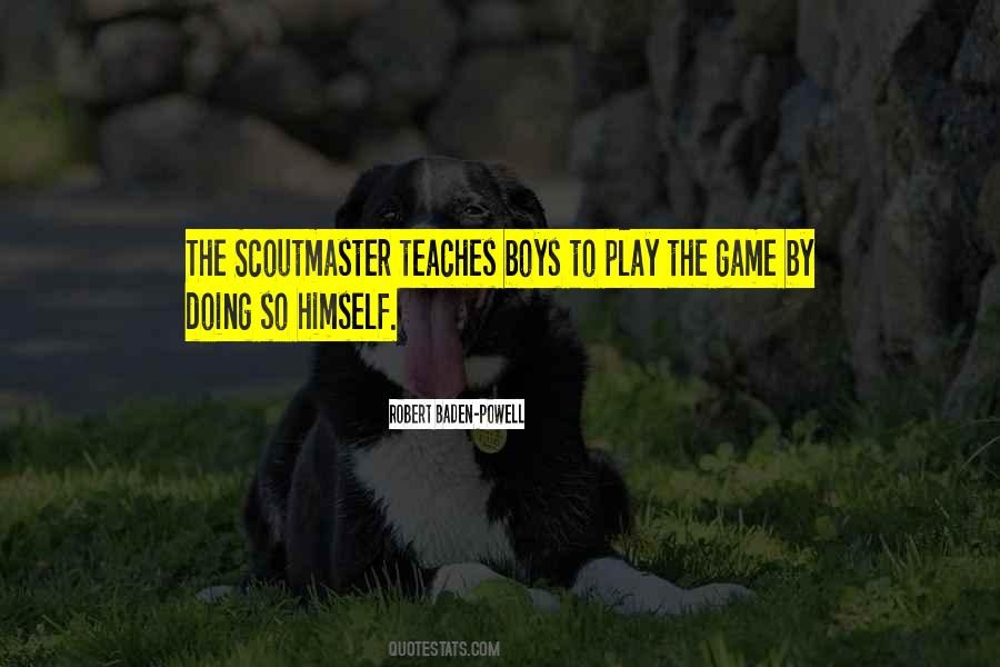 Scoutmaster Quotes #1482355
