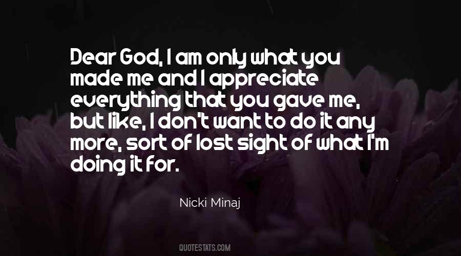 Quotes About Appreciate God #1391604