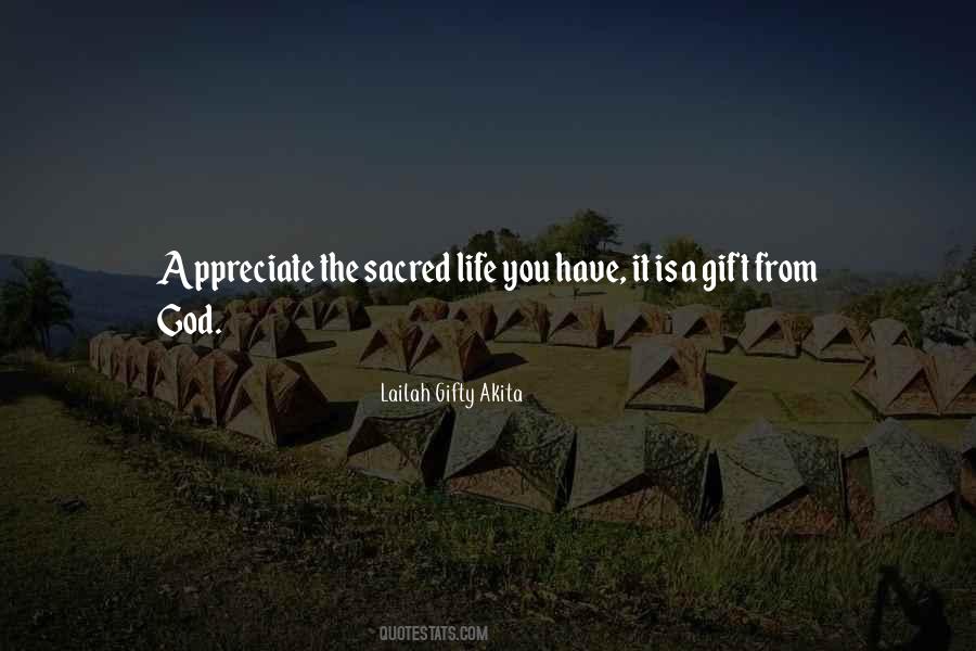 Quotes About Appreciate God #763164