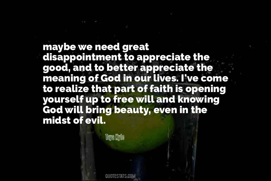 Quotes About Appreciate God #965496