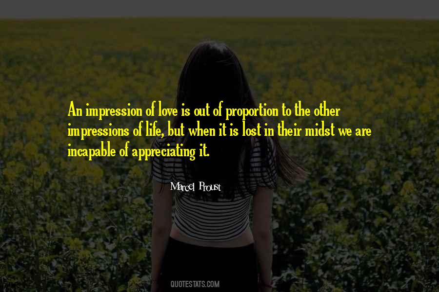 Quotes About Appreciating #439677