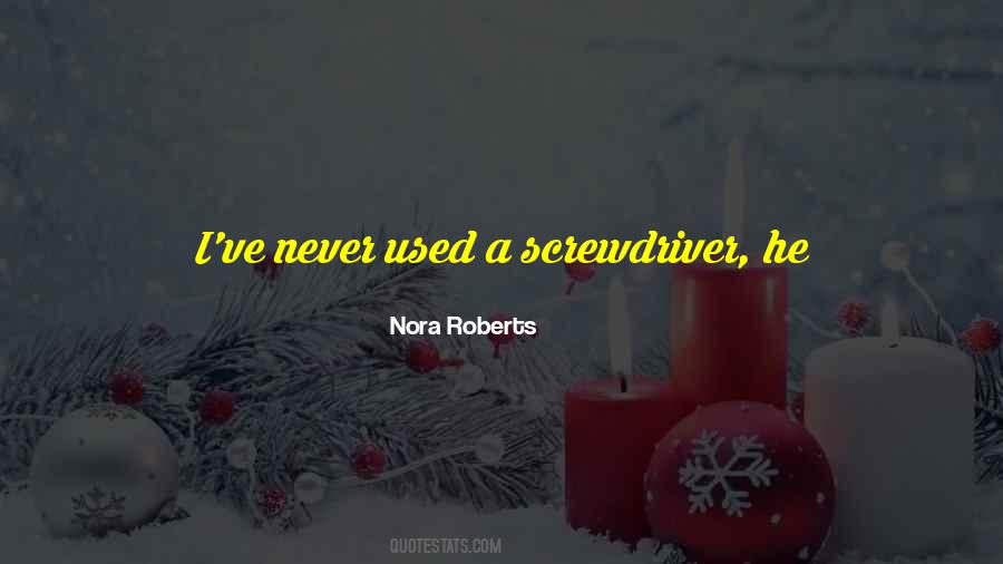 Screwdriver Quotes #1808299